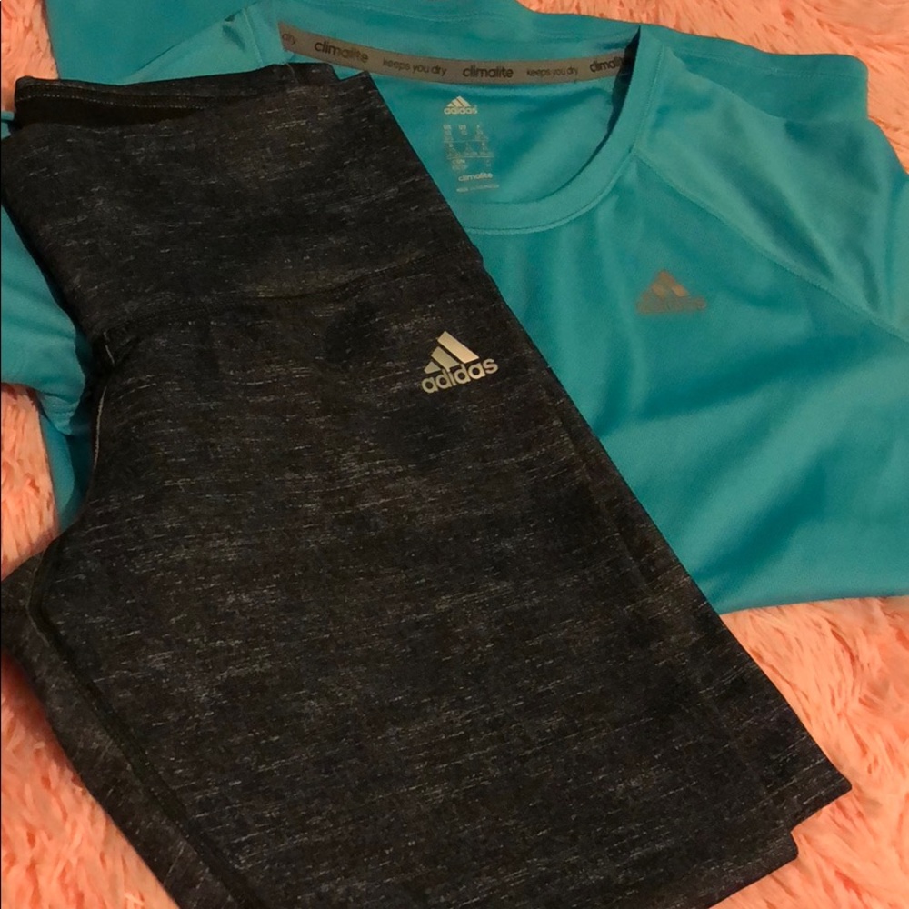 Adidas bundle . Leggings and top